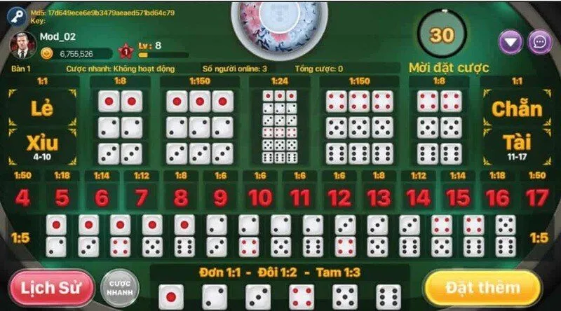 Game tài xỉu chơi như thế nào?