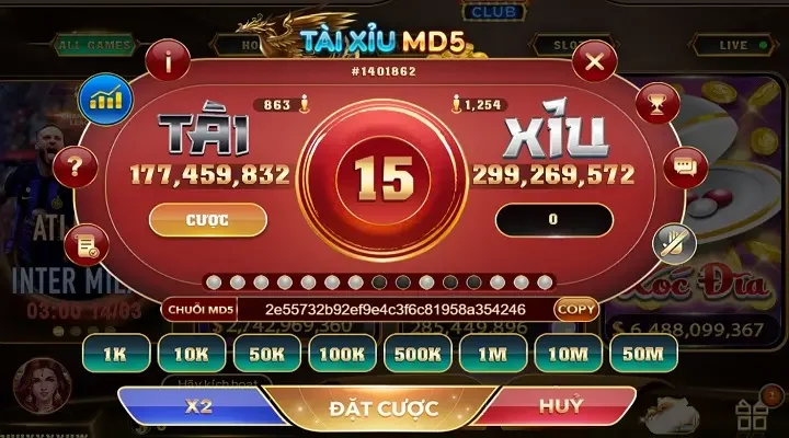 Hướng dẫn anh em chơi tài xỉu MD5 đúng cách